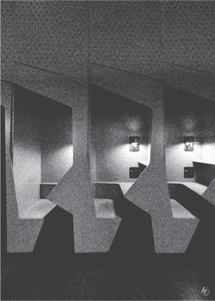 A row of study cubicles at RISD’s Fleet Library, each a different shape and size